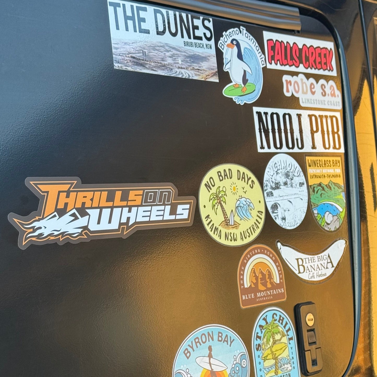 Thrills on Wheels Sticker (Large)