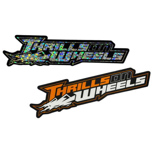 Thrills on Wheels Sticker (Small)