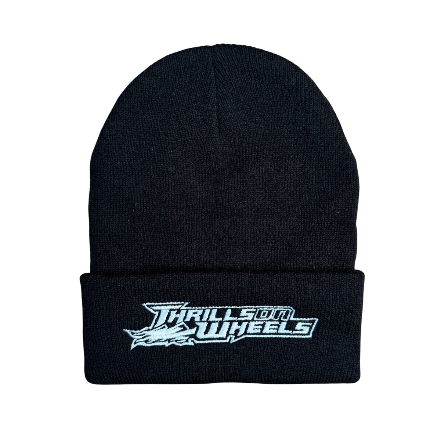 Black Thrills on Wheels beanie