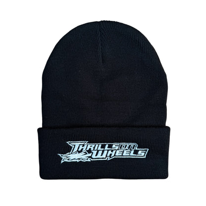 Black Thrills on Wheels beanie