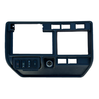 Toyota Landcruiser 80 Series late model ashtray switch plate with factory toyota style switches mounted to interior