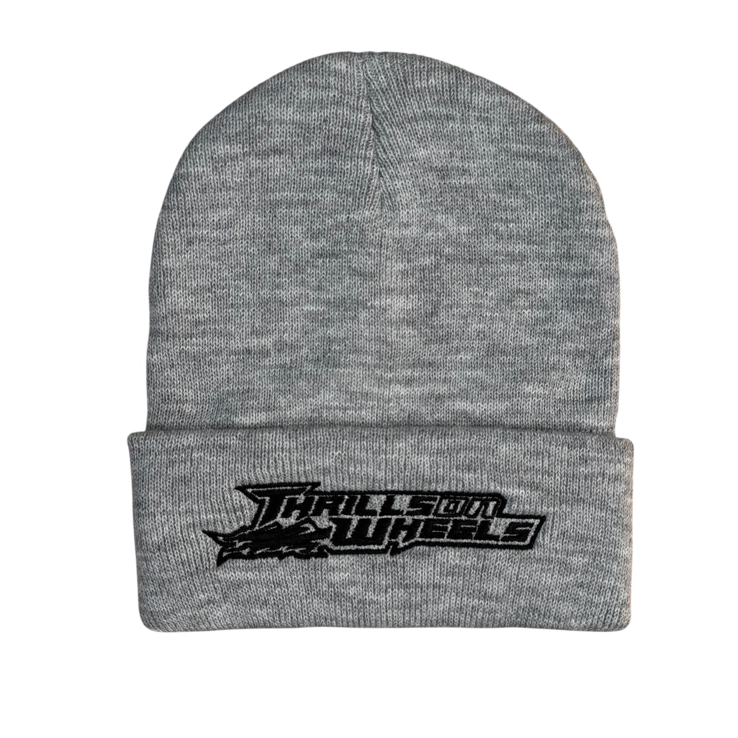 Grey thrills on wheels beanie