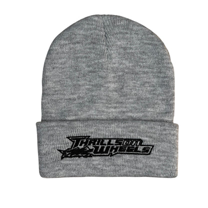 Grey thrills on wheels beanie